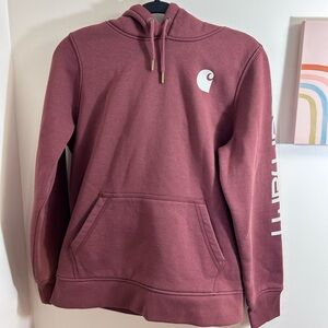 Women’s Carhartt logo sleeve hoodie